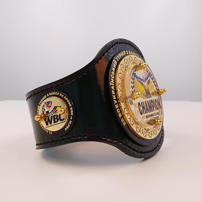 Пояс чемпіонський боксерский сувенірний 45х11см Артприз 8218-5