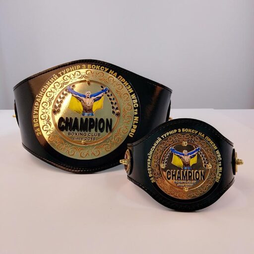 Пояс чемпіонський боксерский сувенірний 45х11см Артприз 8218-5