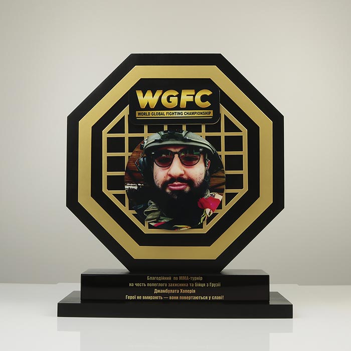 Кубок WGFC з ММА 40х34см Артприз 8955-5