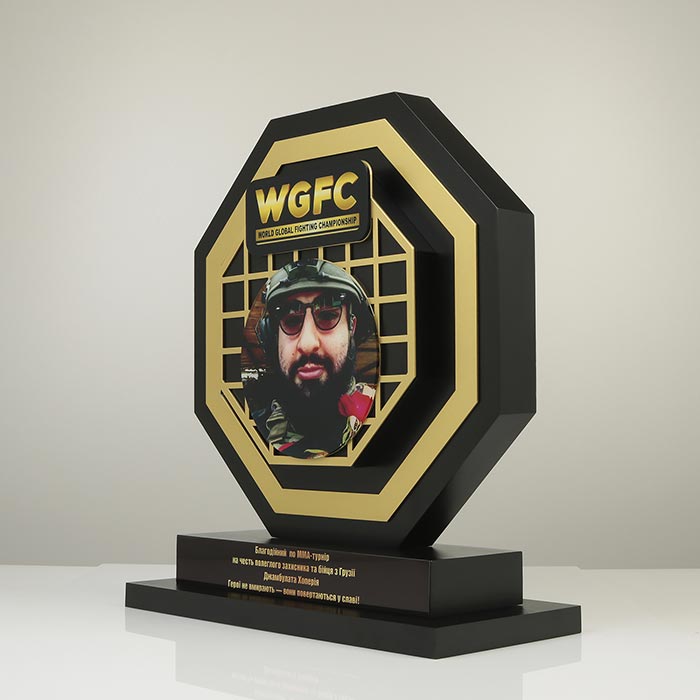 Кубок WGFC з ММА 40х34см Артприз 8955-5