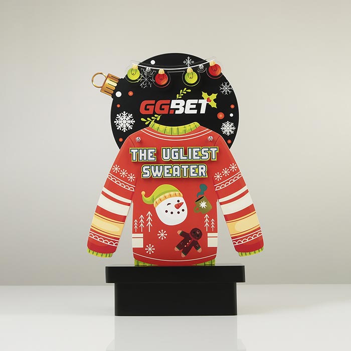 Нагорода “GGingle Week 2025” The Ugliest Sweater 22х34см Артприз 4295-5