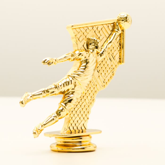 Фігурка ВОРОТАР нагорода з футболу вершина для кубка h10,5см Артприз