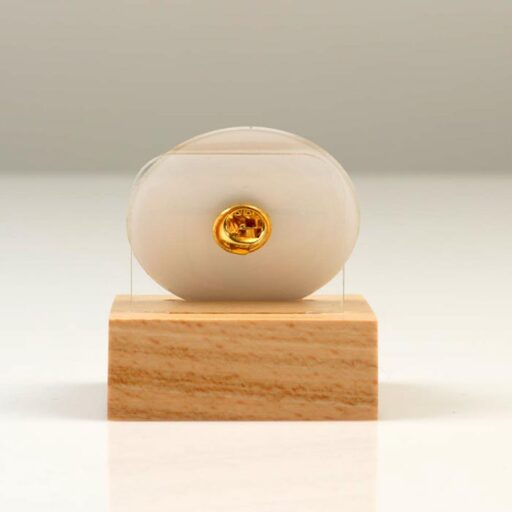 Значок корпоративний із полімерною наліпкою (значок-лінза) Д45мм Артприз 0804-6